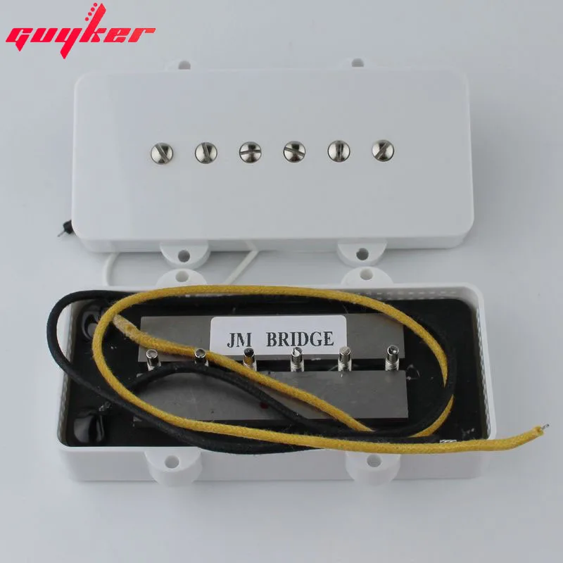 1 Set Alnico White Guitar Pickup for Jazz Guitar