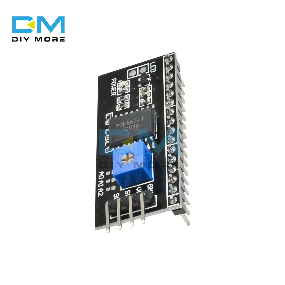 PCF8574T IIC I2C TWI SPI Serial Interface Board for Arduino 1604 2004 LCD1602 Adapter Converter Module