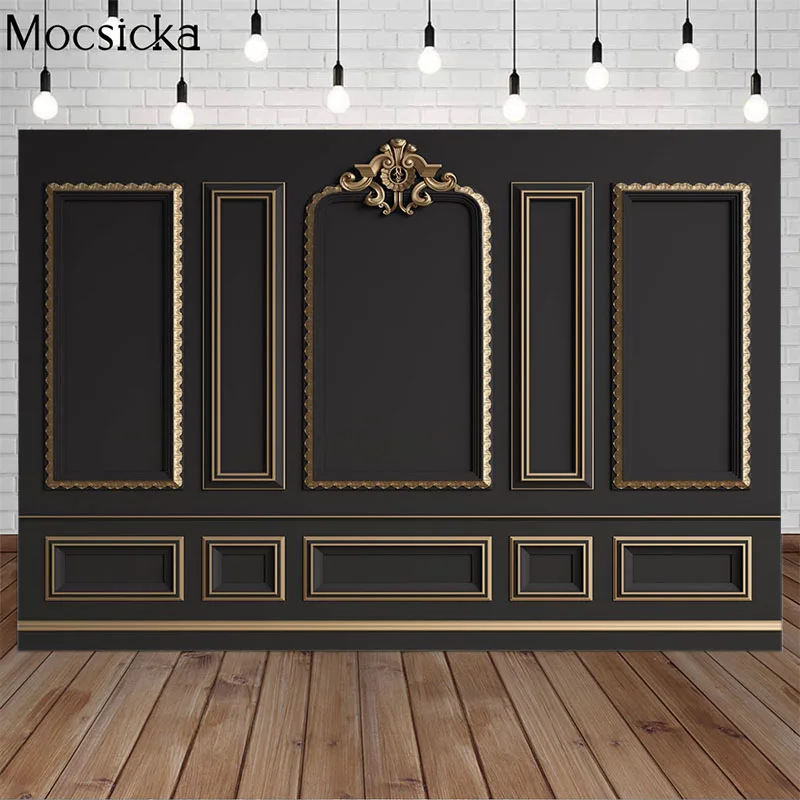 Đầm Sang Trọng Tường Cửa Gỗ Đám Cưới Sinh Nhật Hậu Đảng Đèn Phòng Bé Trang Trí Nhà Chống Đỡ Phông Nền Chụp Ảnh Ảnh Phòng Thu