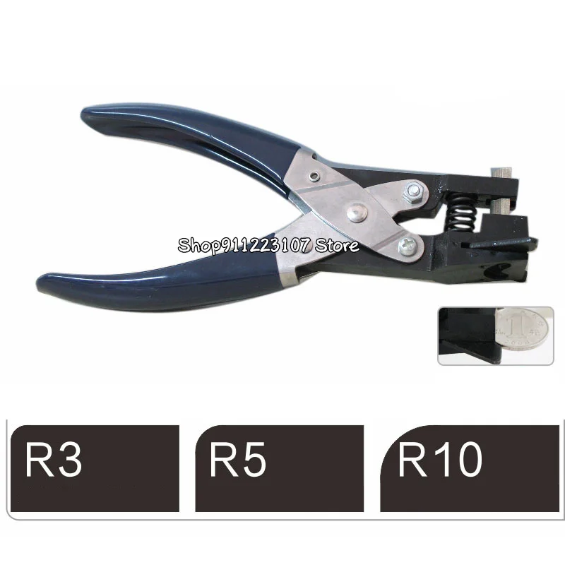 R3/R5/R10 Corner Hole Punch Corner Rounder Punch Cutter for PVC Card, Tag, Photo; Heavy Duty Clipper Approx 1/8