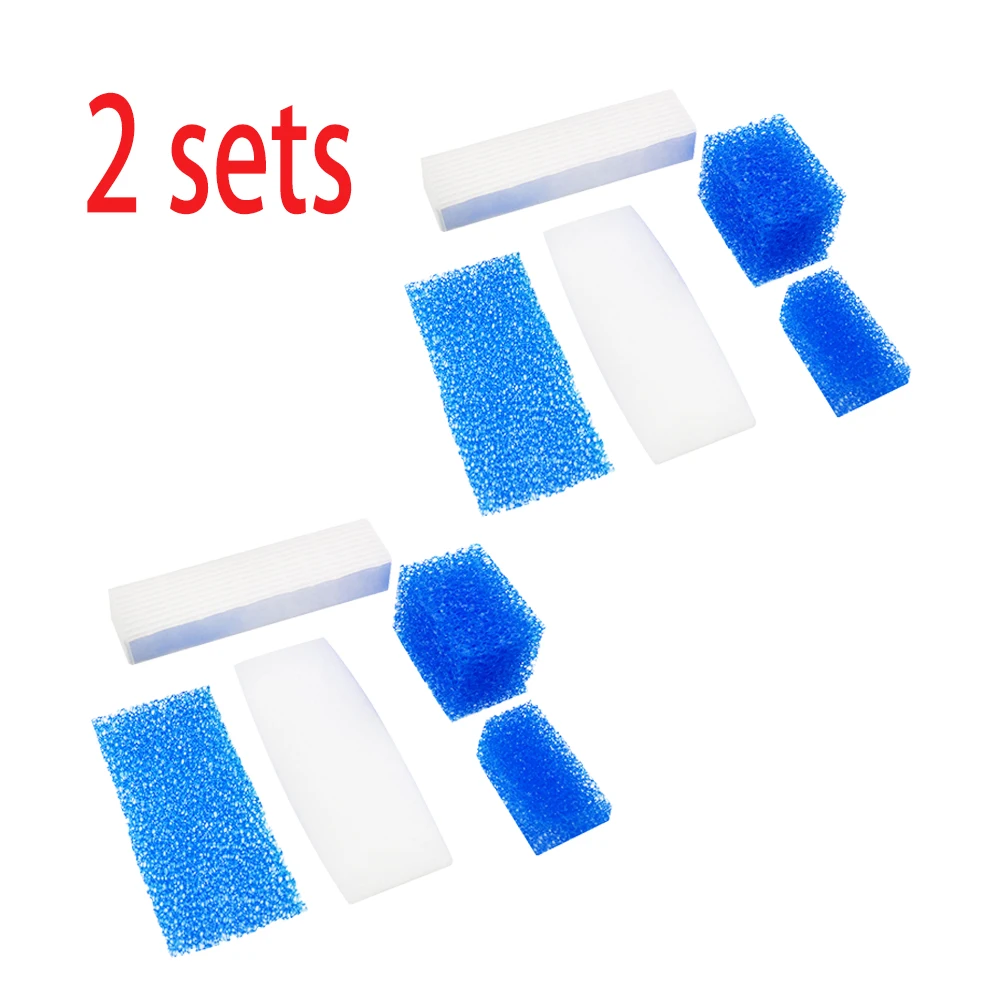 10pcs/2set Filters for Thomas Twin Genius Kit Hepa Filter for Thomas 787203 Aquafilter Genius Aquafilter Filters