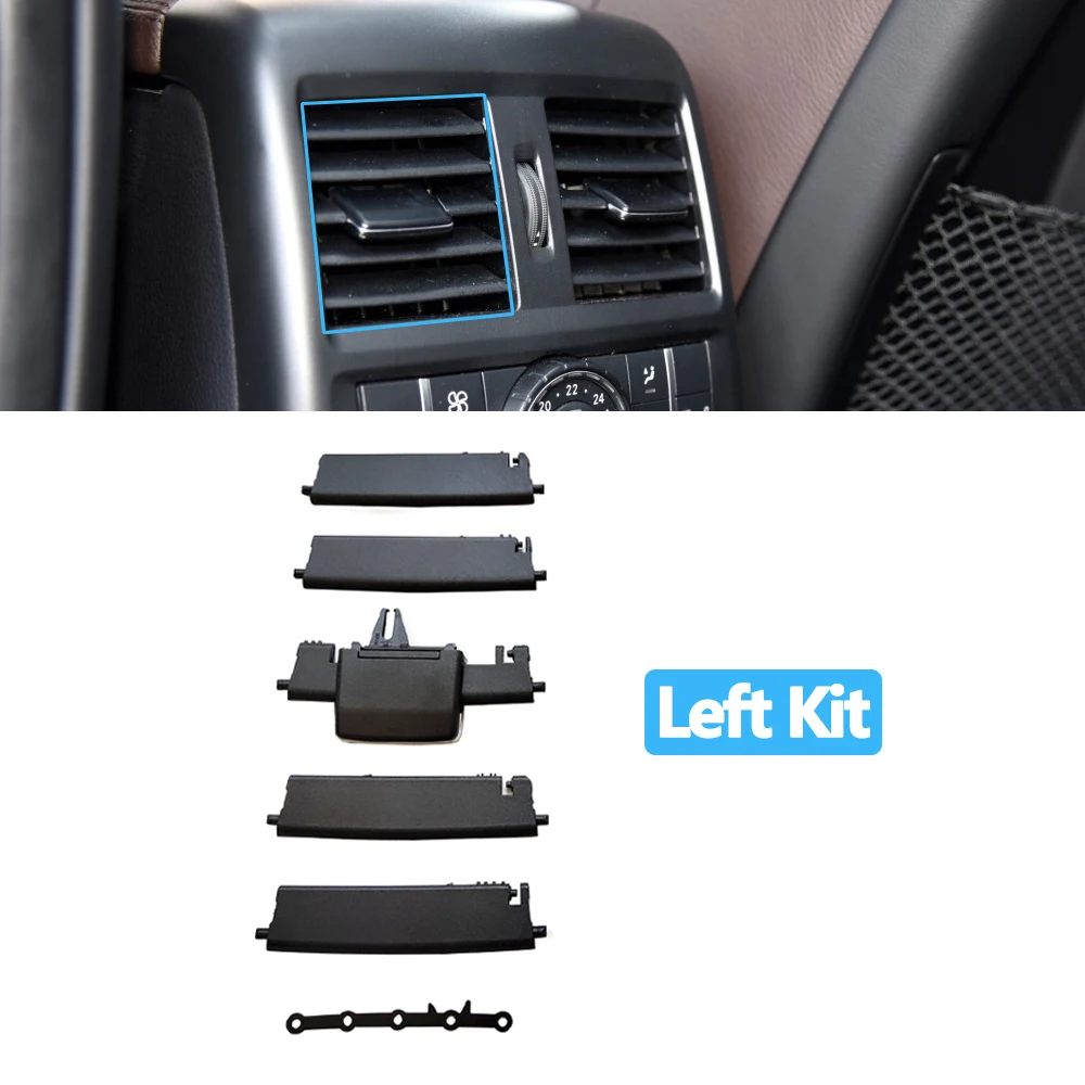 Car Rear AC Air Conditioner Vent Outlet Grille Slide Clip Repair Kit For Mercedes Benz W166 W292  ML350 GL450 ML GLE