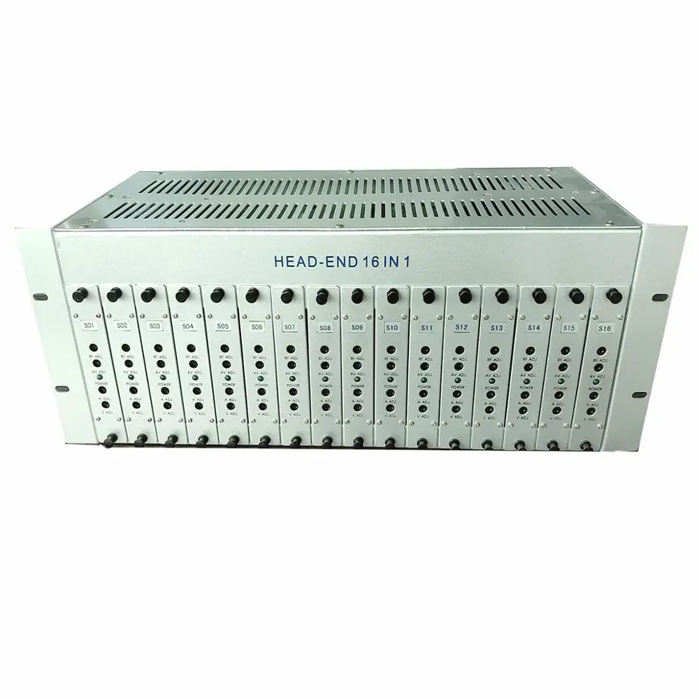 

16-Channel AV to RF Broadcast TV Hotel Cable TV System Neighbor Modulator Analog Modulator