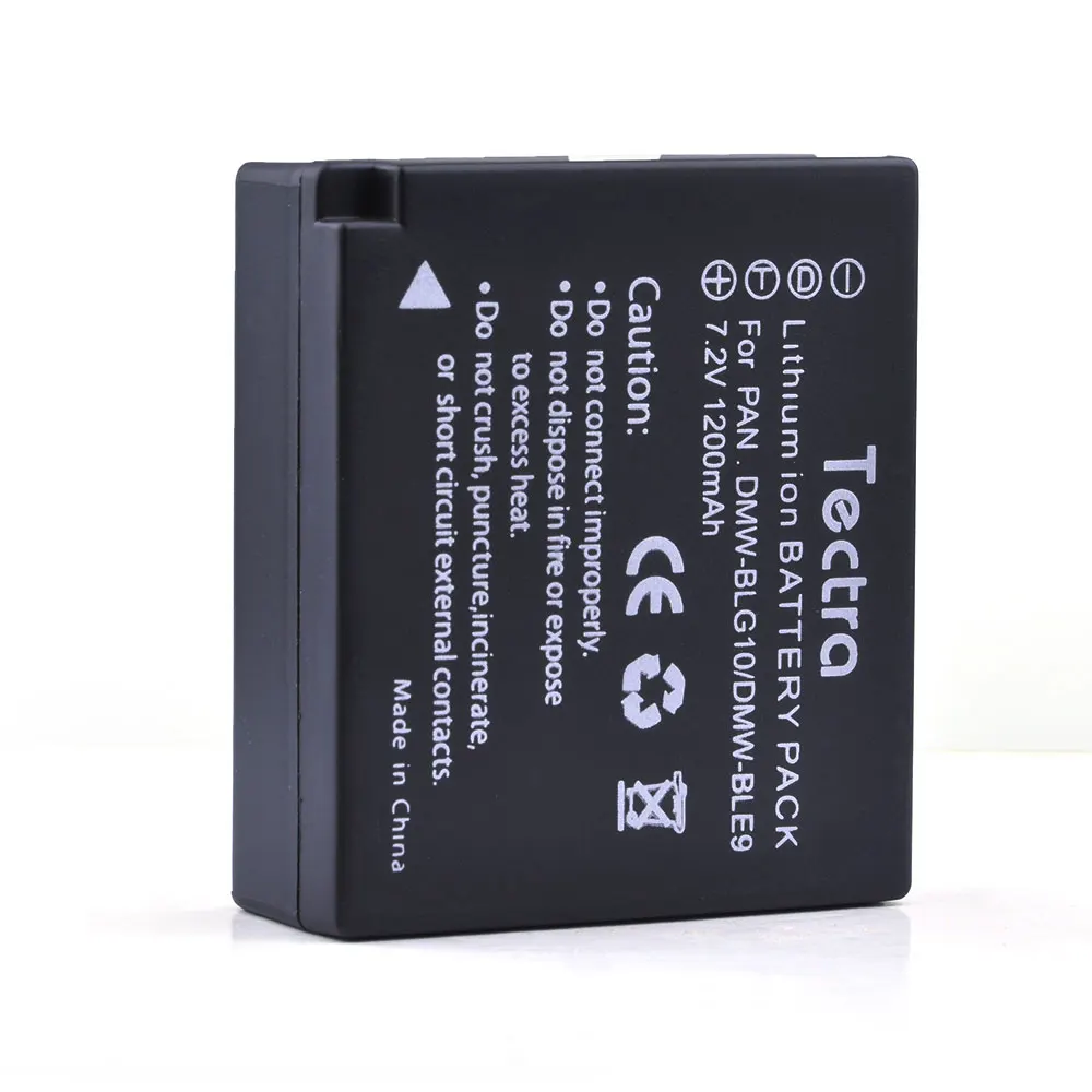 1200mAh bateria DMW-BLG10 BLG10 BP-DC15 BPDC15 Battery for Panasonic Lumix GF6,GX7,GX80,GX85,GX7 Mark II,LX100,D-Lux(Type 109)