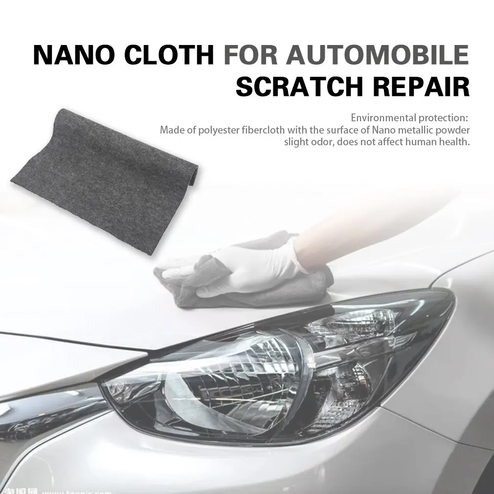 Nano Magic Anti-Scratch Cloth for Car Universal Metal Surface Instant Polishing Cloth Smart Car Surface Repair Cloth