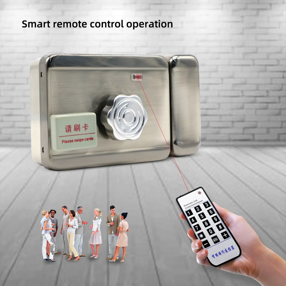 Jeatone Electronic Door Lock for Video Intercom Support Video Door Phone Remote Unlock Home Door Access Control Security System