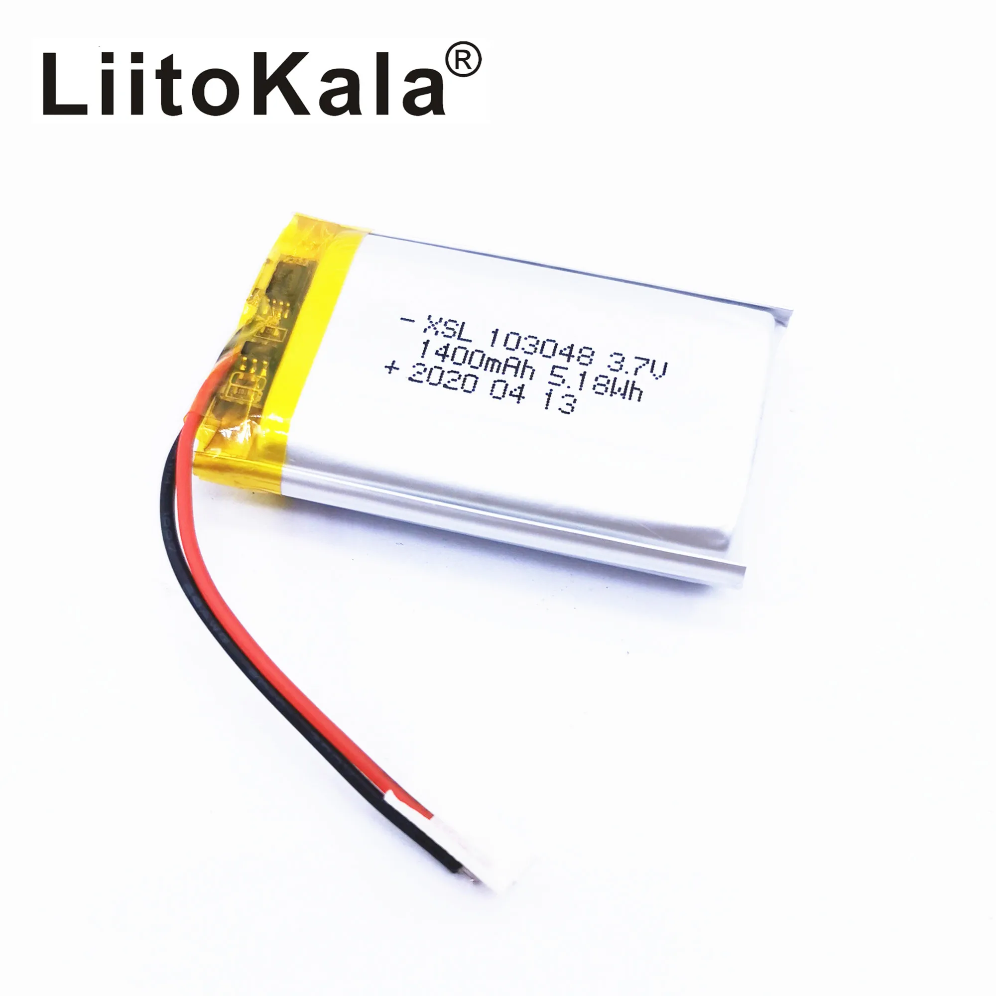 XSL 3.7V 103048 1400mAh akumulator litowo-polimerowa bateria zastępcza bateria DIY bateria do MP3 MP4 DVD głośnik kamera