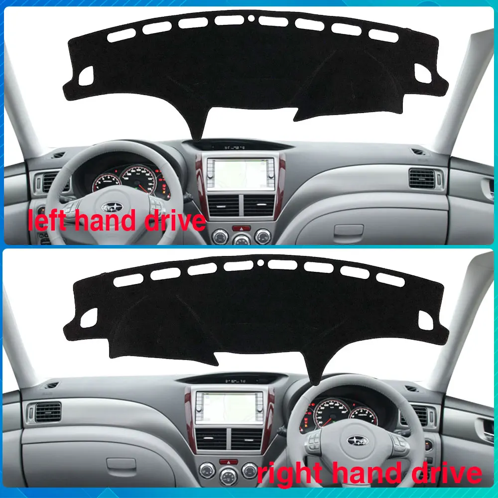 Dashboard Rug Cover Dash Mat Protective Avoid Light Carpet for Subaru Forester 2008 2009 2010 2011 2012 Car-Accessories-Stickers