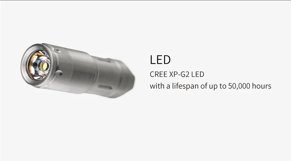 MecArmy X2S Keychain Light 130 Lumen USB Charging Stainless steel Mini Flashlight LED Torch built-in 10180 Battery