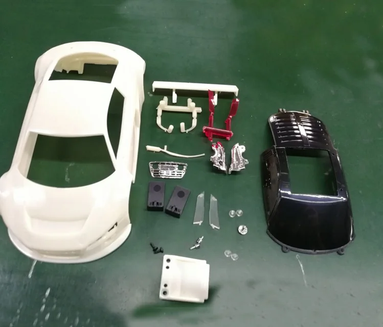 Unpainted DIY White Car Shell Body Shell 90-120MM Wheelbase for 1:28 RC Car Wltoys Mini-Q HGD1  XRX Kyosho Mini-Z AWD MA020