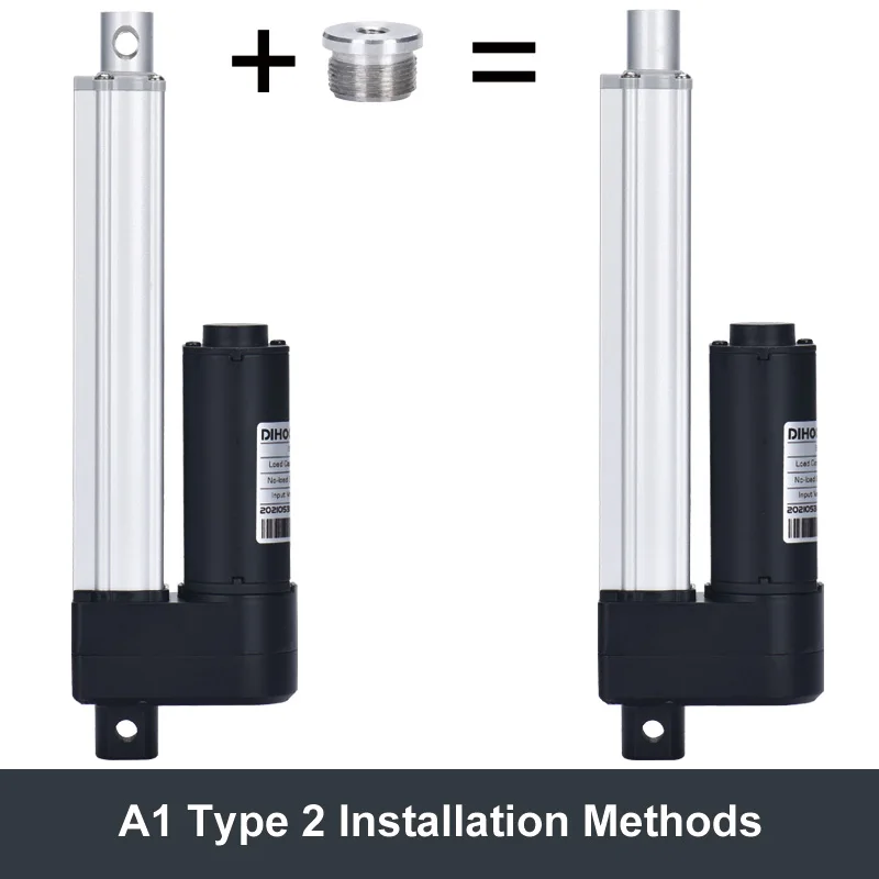 Imagem -03 - Atuador Linear Elétrico 24v Motor 3000n Carga Pistão de Baixo Ruído Impermeável 50 mm 100 mm 500 mm Curso Evitar Salpicos de Água Ip65