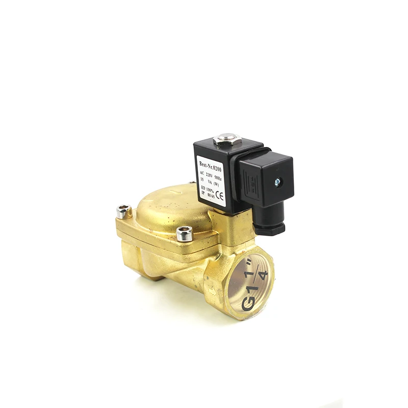 DIN Standards 0927500 2/2 Way DC24V Brass Diaphragm Control Electric Valve Normally Closed Hot Sale