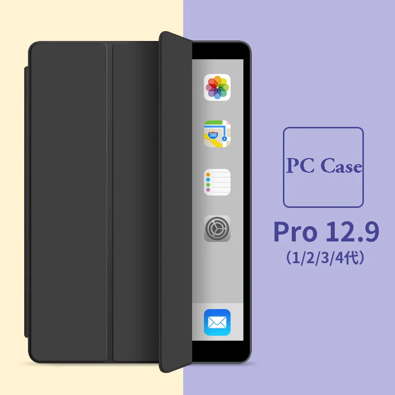 

Ultra Thin Flip Stand PC Magnet Smart Case Funda Cover For Ipad Pro 12.9 2015 2017 2018 2020 2021 Case Cover