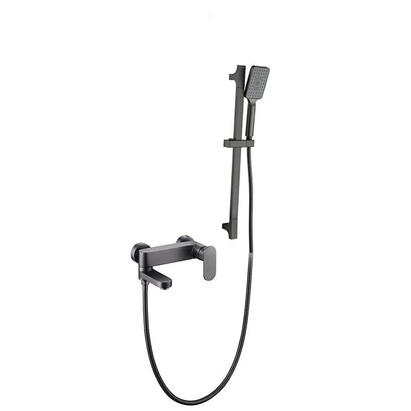 

Gunmetal brushed gray Bathtub Faucet Valve Bathroom Shower Faucets Bath Shower Mixers Water Mixing Valve Tap BF099