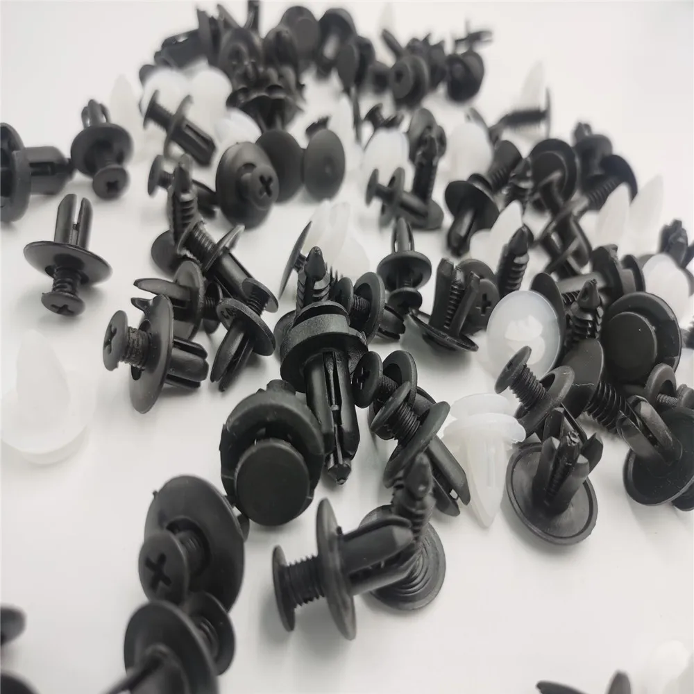 100pcs Auto Fastener Clip Mixed Retainer Fastener Kit for SSANGYONG Chairman Rexton Kyron Rodius Actyon korando Tivolan