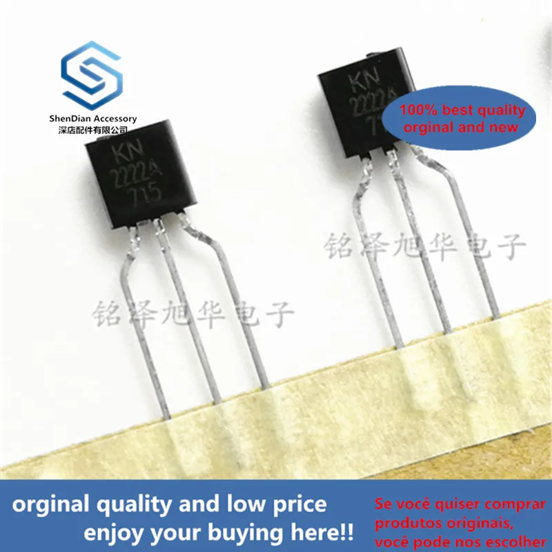 20pcs 100% orginal new KN2222A KN2222-AT/P TO-92 NPN transistor in-line transistor