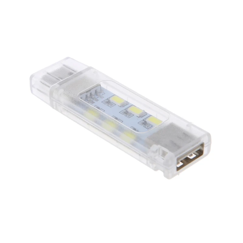 Luz LED S29 de doble cara, 12 LED, USB (2 piezas)