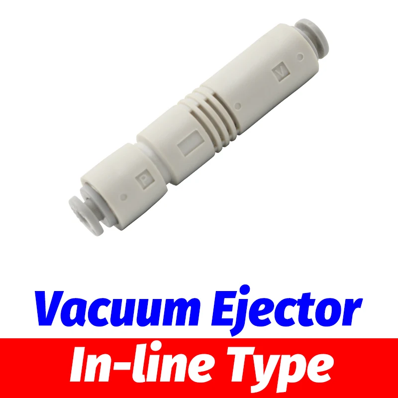 ZU Vacuum Ejector Pneumatic vacuum fitting ZU05S ZU07S tubular negative pressure generator ZU05L manipulator ZU07L Large flow