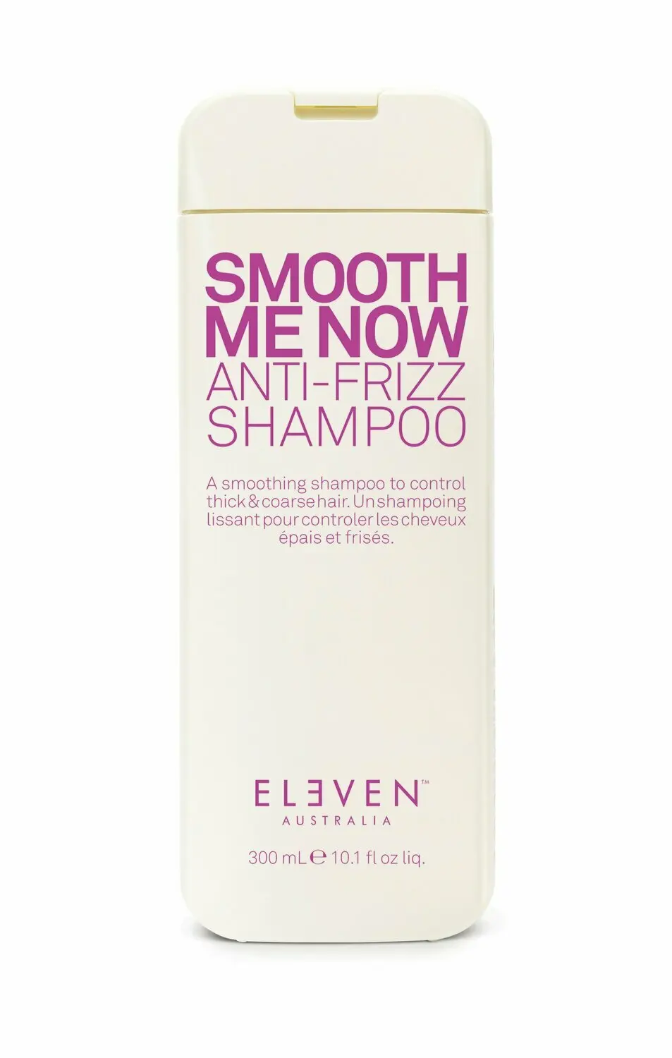 Eleven Smooth Me Now Anti-Frizz Shampoo fights Frizz, damage and resection.