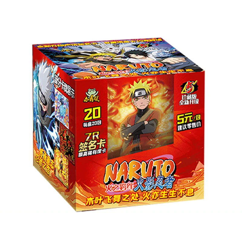 Cartas de Dragon Ball Demon Slayer de Naruto para niños, juegos Flash Super Z, colección de personajes de Anime, juguete de cartas de juego, regalo