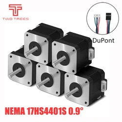 Nema17 Stepper Motor 42 motor Nema 17 motor 42BYGH 1.3A 38mm 17HS4401 17HS4401S Pulse value 0.9 motor 4-lead for 3D printer CNC