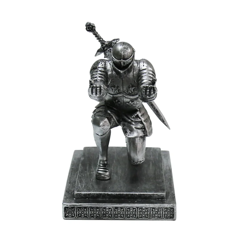 Knight Pen Holder Executive Soldier Figurine Pencil Stand for Office Accessories Pen Stand Desk Organizer Pencil Holder