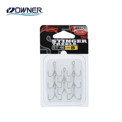 OWNER ST-46 11539 Fishing Hook Sea High Carbon Steel Treble Hook From Japan 2/4/6/8/10 Fishing Accessories