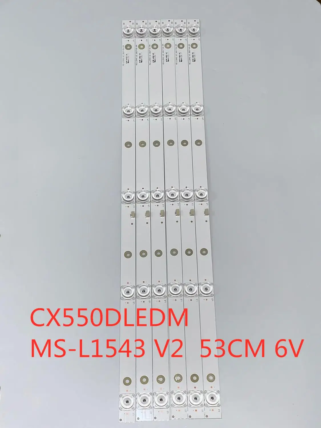 

10PCS in 1tv Original QUALITY MS-L1543 V2 light bar CX550DLEDM MS-L1543 V2 A3 53CM 6V 188-192LM CX550DLEDM Backlight