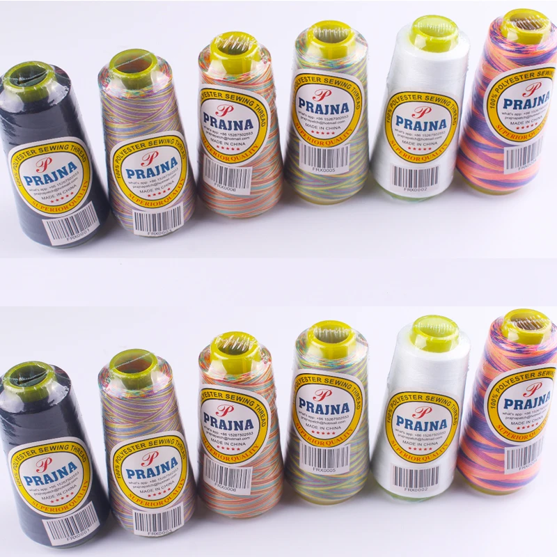 Prajna 6 Colors Polyester Sewing Thread for Quilting Stitching Thread Sewing Machine Spools Thread Hand Sewing Accessories