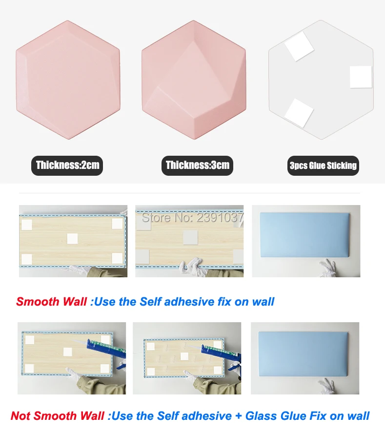 Panneau acoustique hexagonal en cuir souple, art décoratif de luxe pour salle de télévision, fond de chambre d'enfant, 3D, 1 boîte, 10 pièces