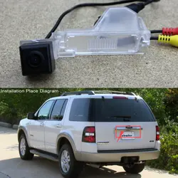 Yeshibation RearView Camera For Ford Explorer U251 2006~2010 CCD Night Vision Back up camera license plate camera