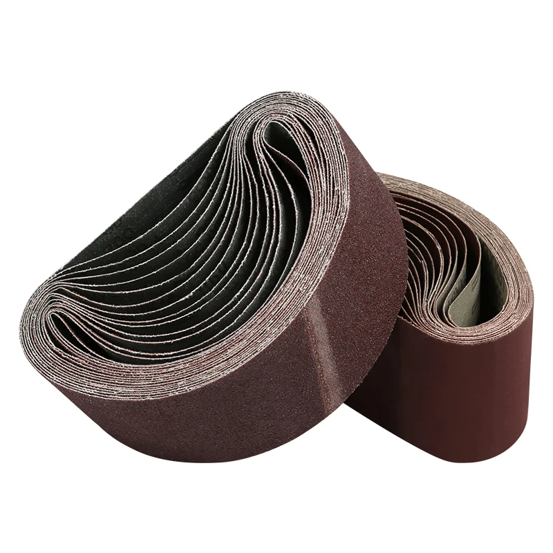 

11Pcs Red Zirconia Sanding Belts 75x533mm 80 120 150 Mixed Grit Alumina Sander File Belt Set Abrasive Belt Tools Accessories