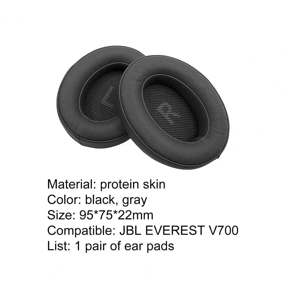 1 Pair Headset Covers Protective Wear-resistant Soft BT Gaming Headphone Ear Pads for JBL-EVEREST V700