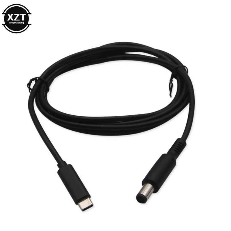 1.5M USB Type C PD Fast Charging Cable for Dell Latitude 7.4*5.0mm DC Power Adapter Converter Laptop Charger Cable Cord