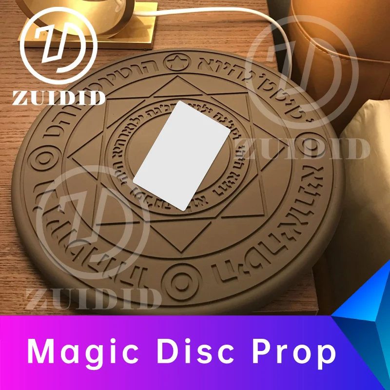 ZUIDID escape room Magic Disc Prop put an RFID card  to light on the magic panel to unlock panel prop escape game