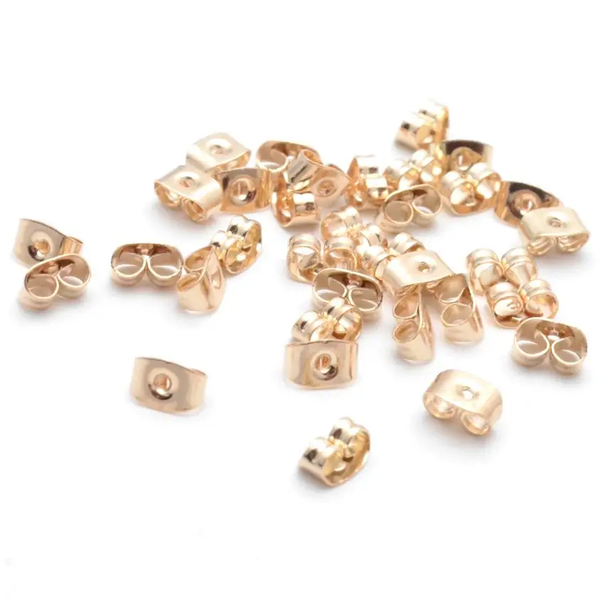 Ocena biżuterii Diy 6*4mm metalowy kolczyk tylna zaślepka DIY tworzenia biżuterii — zdjęcie 5