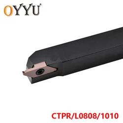 OYYU CTPR0808 CTPR1010 CTPL1010 Turning Tool Holder CTPR CTPL 0808 1010 CNC Carbide Insert Arbor Cutting Lathe Cutter