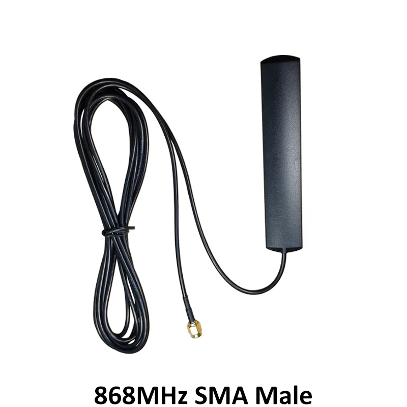 เสาอากาศ GSM 868 Mhz 915Mhz Glued Strip 868 M เสาอากาศ SMA Connector เสาอากาศ3เมตร868 Mhz 915 IOT Antena Antenne