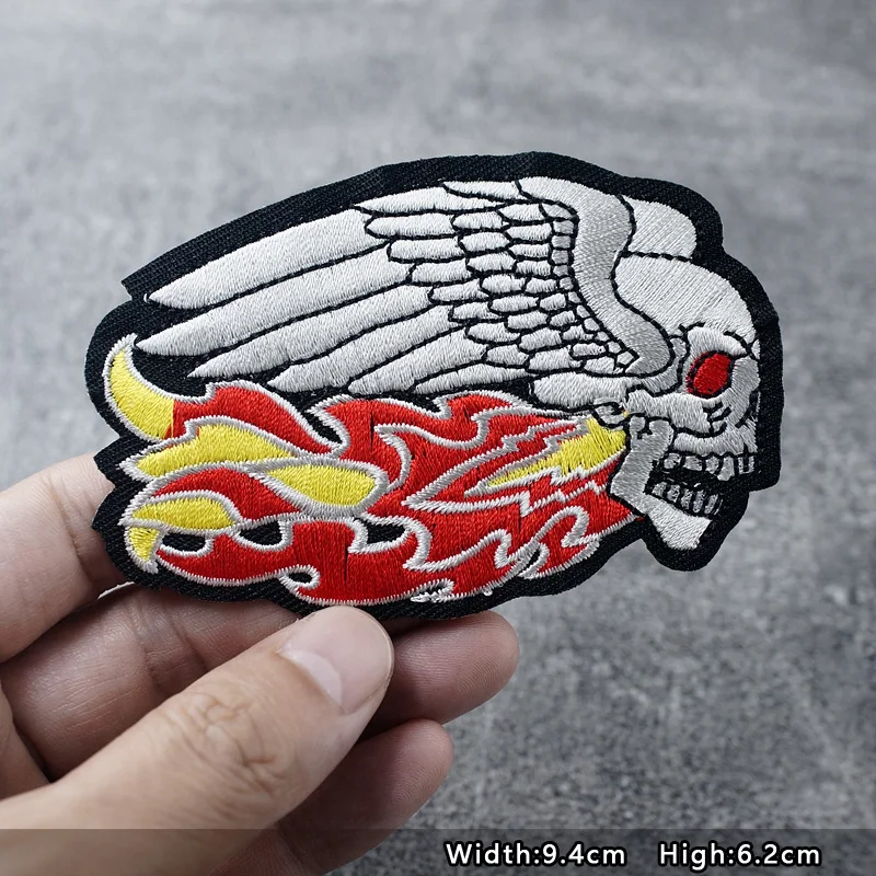 Bands Iron On Patches Apparel Sewing Fabric Handmade Appliques For Clothing Punk Rock Stickers Badges Parche