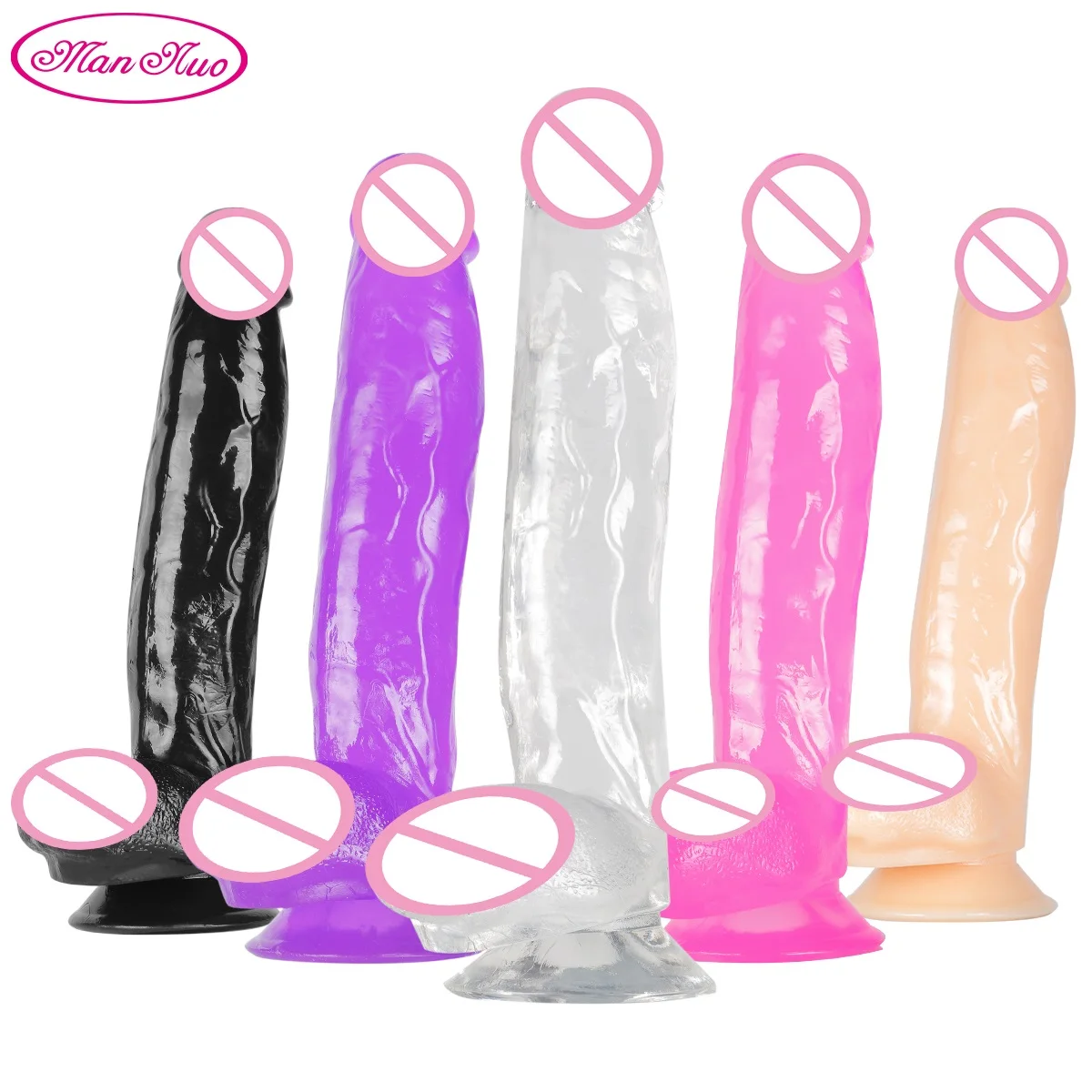 

Huge Crystal Dildo Realistic Soft TPE Big Dildo for Woman with Suction Cup Penis Lesbian Strapon Masturbation Dick Adult Sex Toy