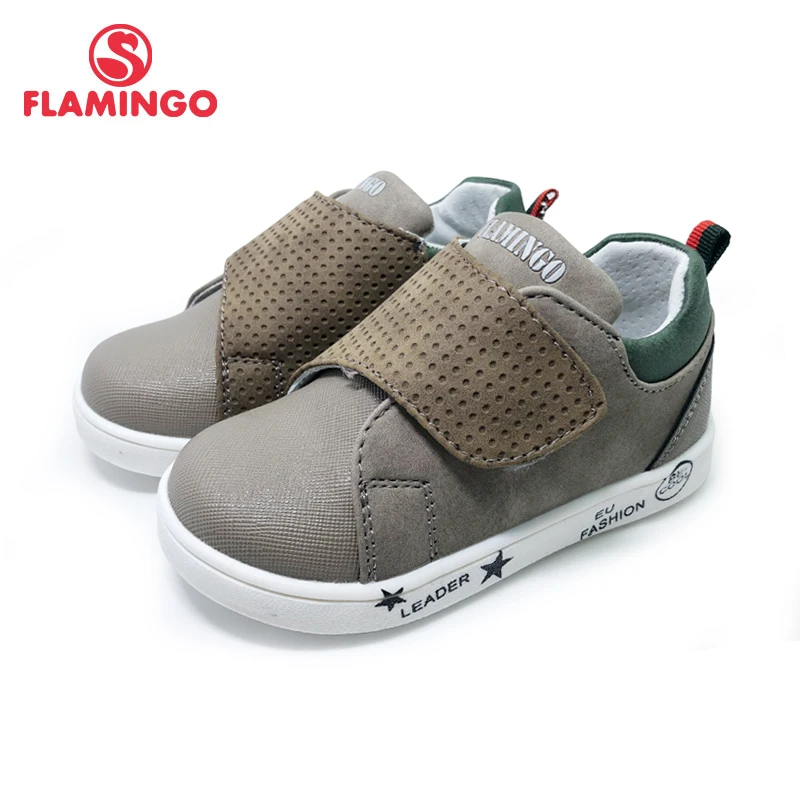 FLAMINGO Breathable Hook& Loop Spring& Summer Orthotic Outdoor Casual Shoes for Boy Size 19-24 Free Shipping 201P-SW-1796