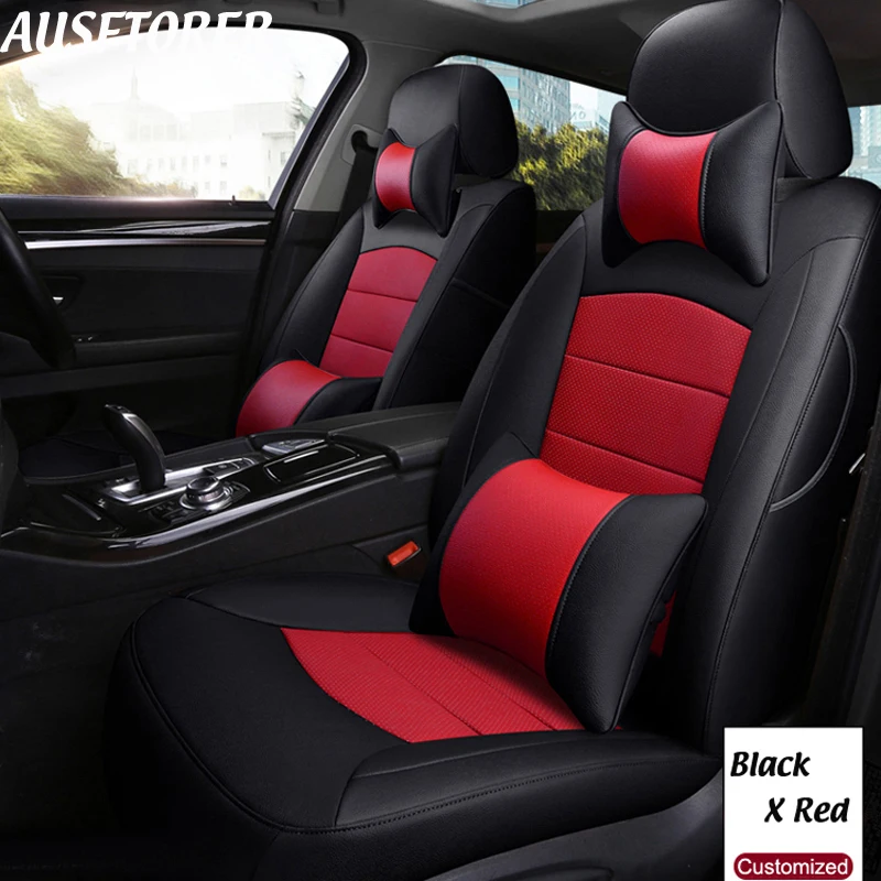 

Genuine Leather & Leatherette Seat Covers for Ford Mondeo mk3 2015-2018 Automobiles Seat Cover Set for Cars Supports Accessories