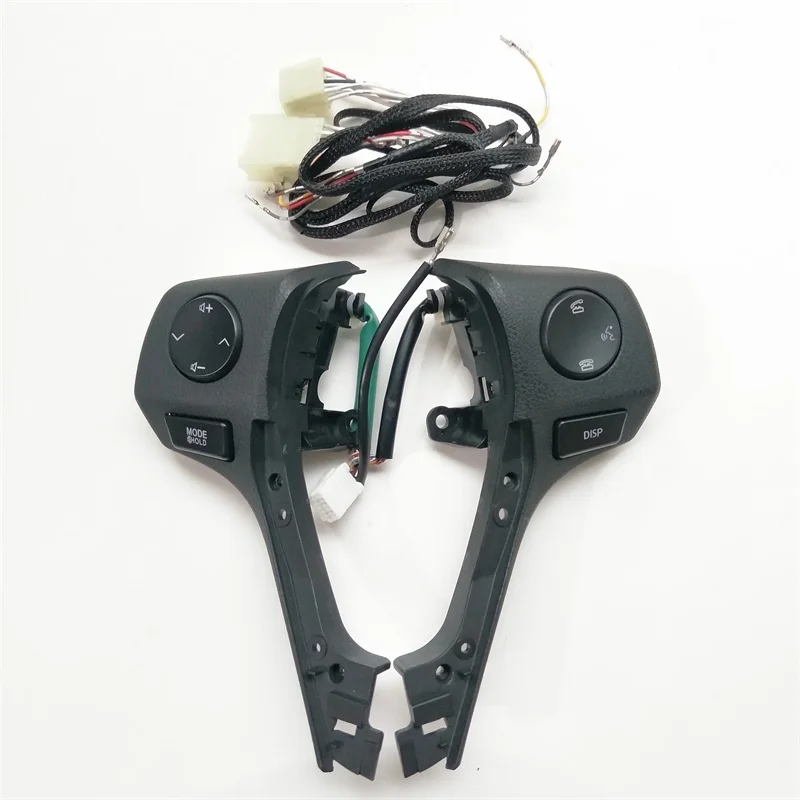 

84250-02560 Buttons Bluetooth Phone Steering Wheel Audio Control Button For TOYOTA Corolla RAV4 2014 2015 Car Styling