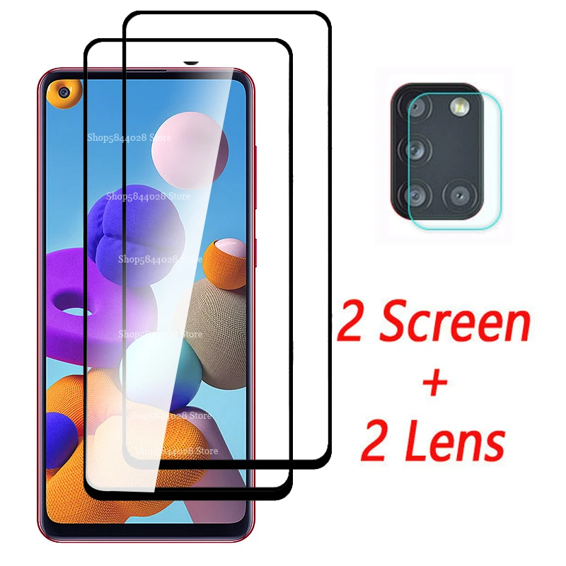 Tempered Glass for Samsung A21S Screen Protectors Protective Glass for Samsung Galaxy A21S Glass Camera Lens A217F S21A Film