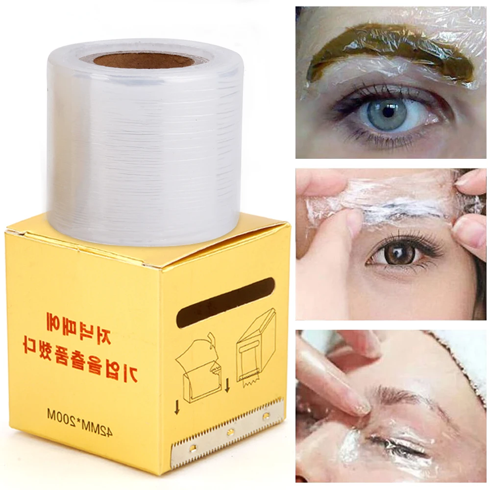 1/2/3Roll Tattoo Clear Wrap Cover Microblading Anesthesia Lip Eyebrow Preservative Film Professional Permanent Makeup Accessorie