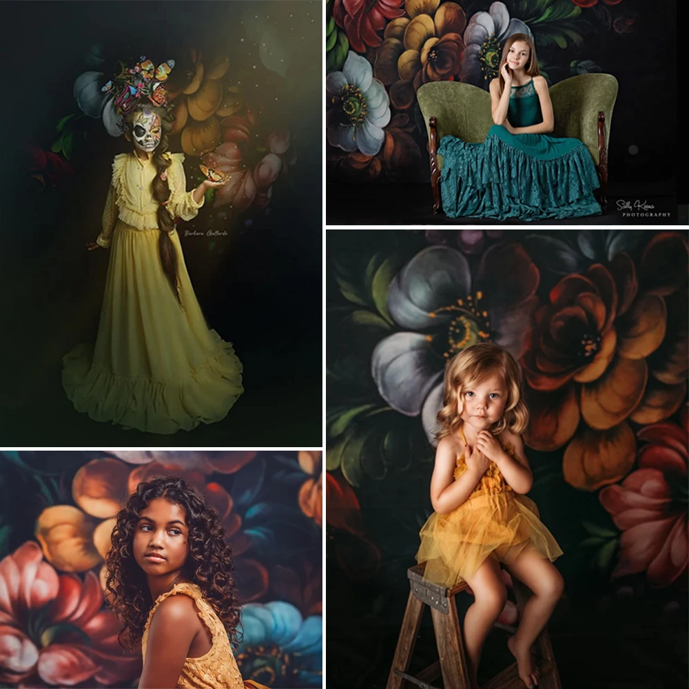 خلفية مزهّرة للأطفال ديكور للحوامل وتصوير الكبار خلفية فنية على شكل كعكة تحطيم صورة دعائم أعياد الميلاد للتصوير الفوتوغرافي للأطفال