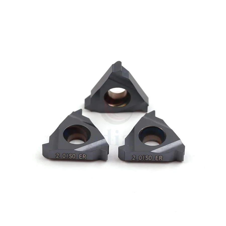 16ER 0.5 ISO 0.75 ISO 1.0 ISO 1.25 ISO 1.5 ISO 1.75 ISO 2.0 ISO 2.5 ISO 3.0 ISO 3.5 ISO LDA CNC inserti filettati inserti in metallo duro