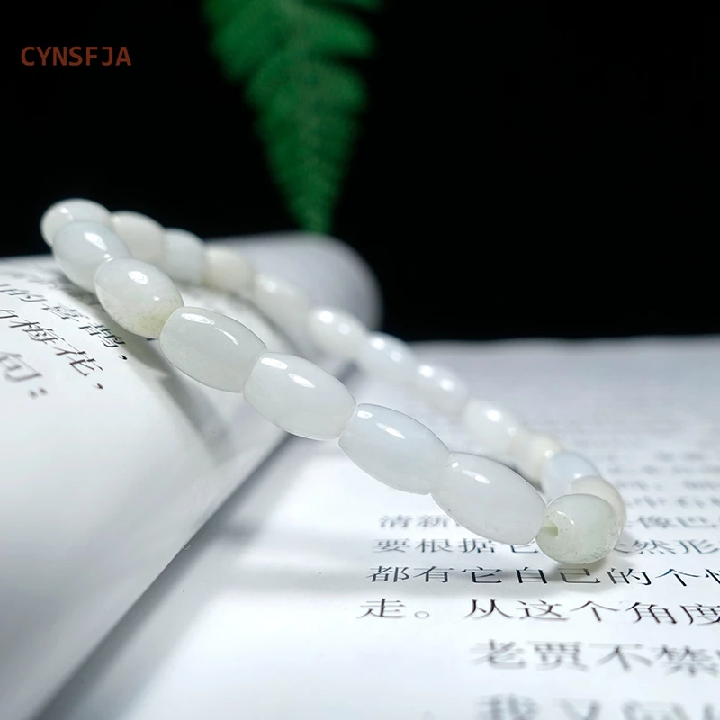 

CYNSFJA Real Certified Natural Burmese A Feicui Emerald Jadeite Lucky Amulets Lulutong Women's Jade Bracelets Blessing Gifts