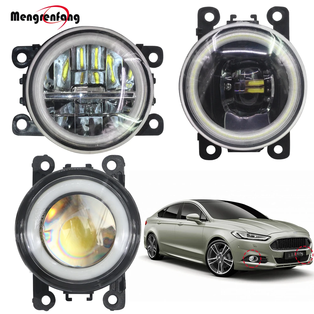 

2 Pieces Car Fog Lamp LED Halo Ring Angel Eye DRL Daytime Running Light 12V For Ford Mondeo Fusion 2013 2014 2015 2016