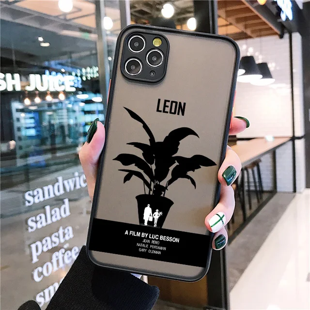 Killer Leon profession elle Onkel Mädchen Paar Handy hülle für iPhone 15 11 12 13 14 Pro max xs x xr se2 8 7 plus transparente Abdeckung – Detail 1